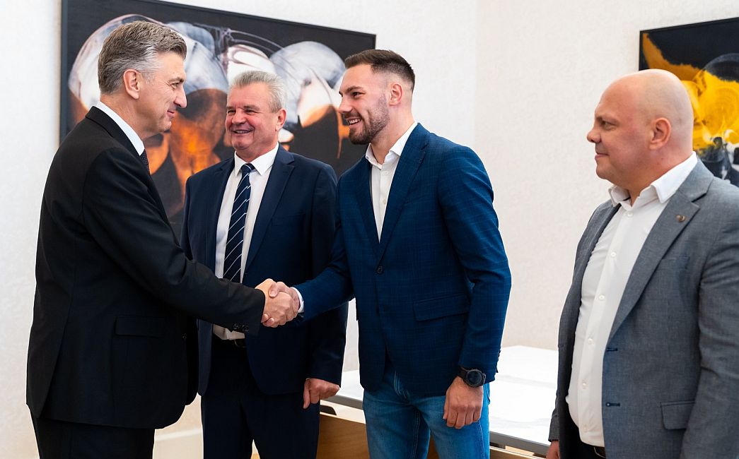 USPJESI VRHUNSKIH SPORTAŠA - Premijer Plenković ugostio i Gabrijela Veočića