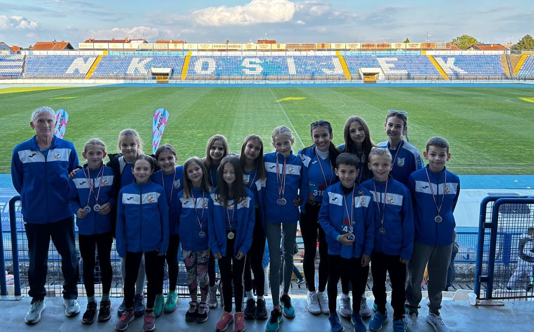  Sjajni mladi atletičari Marsonije osvojili 17 medalja u Osijeku