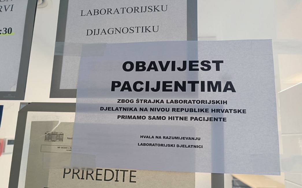 Počeo štrajk u zdravstvu: kakvo je stanje od jutros u brodskoj bolnici i Domu zdravlja?
