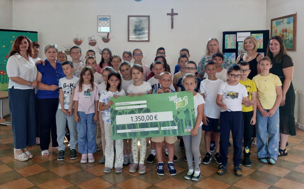  ZELENI KORAK - Učenici Područne škole Jaruge dobili nagradu za doprinos zaštiti okoliša
