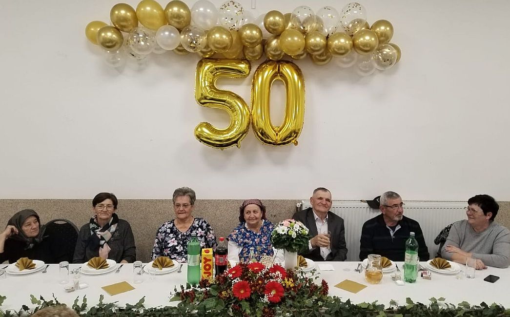  Zlatni bračni jubilej Josipa i Anke Živković iz Rastušja