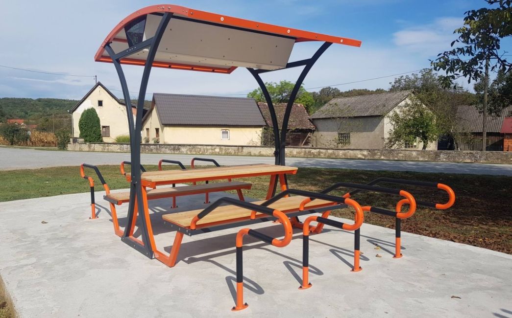  Projekt Resting point: postavljeno 10  odmorišta za bicikliste u sedam općina